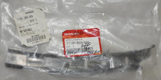 Featured image for “BUMPER STIFFENER LF FACE LIFT (S04-S03) (1999–2000)”